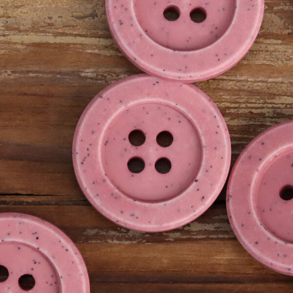 16-28mm Distressed Stone Pink Cement Gray Coat Buttons 48 Pack - Image 5
