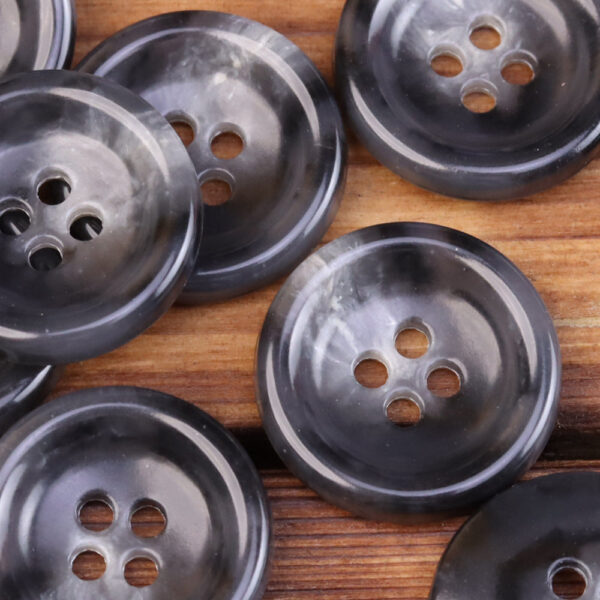 Imitation Horn Texture Urea Buttons for Jackets 30 Pack (5 Sizes) - Image 7
