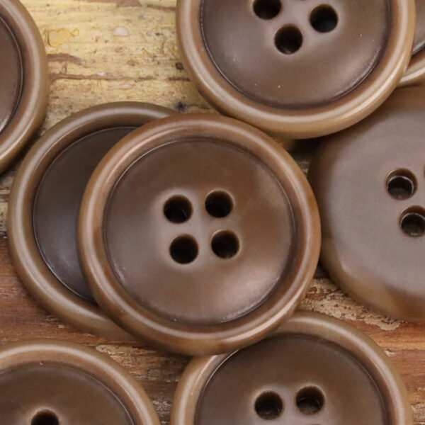 Black Khaki Beige Urea Buttons for Men's Jackets 30 Pack