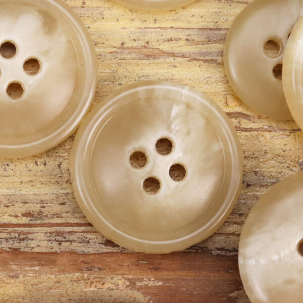 Black Khaki Beige Urea Buttons for Men's Jackets 30 Pack