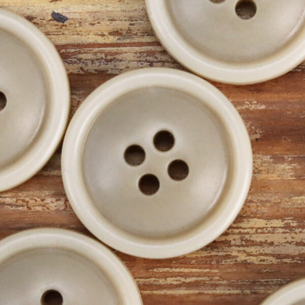 Black Khaki Beige Urea Buttons for Men's Jackets 30 Pack