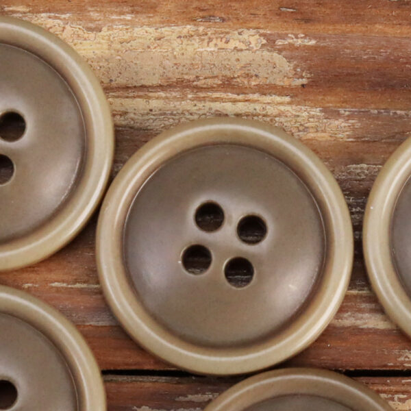 Black Khaki Beige Urea Buttons for Men's Jackets 30 Pack