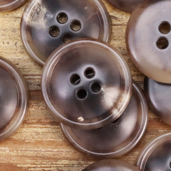 Black Khaki Beige Urea Buttons for Men's Jackets 30 Pack