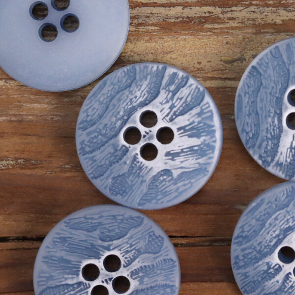 15-25mm Wood Grain Wrinkle Colorful Urea Buttons 30 Pack - Image 5