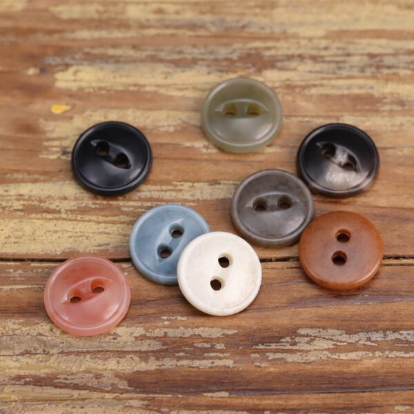 11.5mm Two-Eye Urea Buttons Polo Shirts 48 Pack (8 Colors) - Image 2