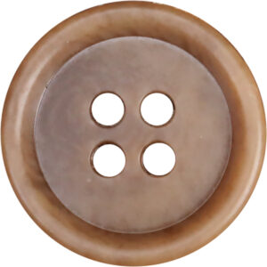 Minimalist Thin-Edged Khaki Retro Dune Style Urea Buttons 30pcs