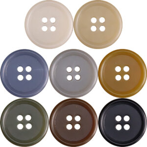Japanese-Style Casual Multicolored Urea Buttons for Jackets 48 Pack