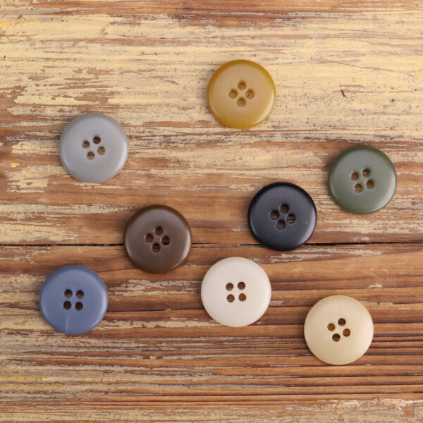 Japanese-Style Casual Multicolored Urea Buttons for Jackets 48 Pack - Image 3
