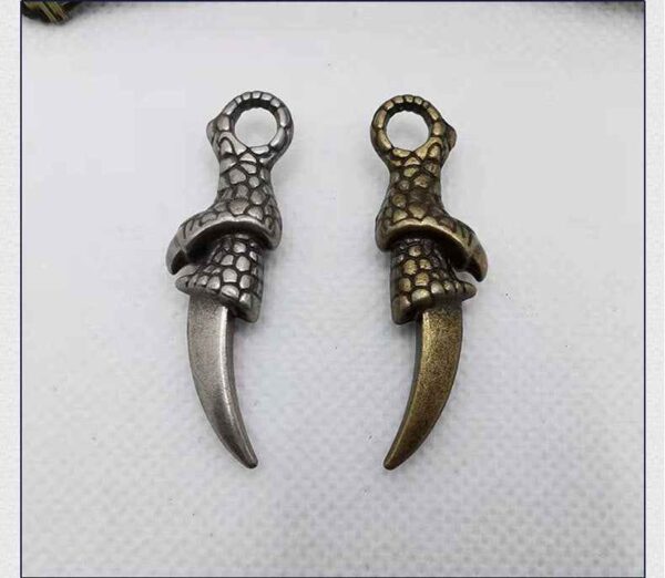 Vintage Antique Silver Bronze Alloy Claw Gothic Punk Pendant 16 Pack