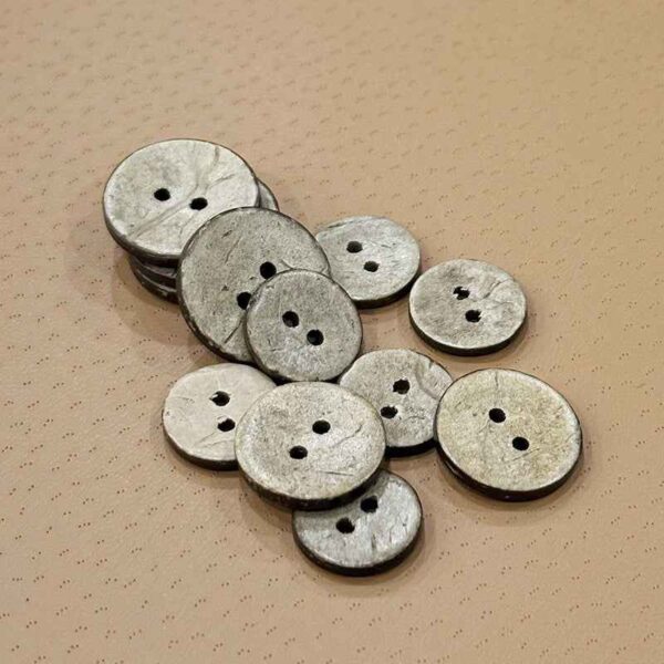 Vintage 9-30mm Coconut Shell Button with Two Holes 200ps