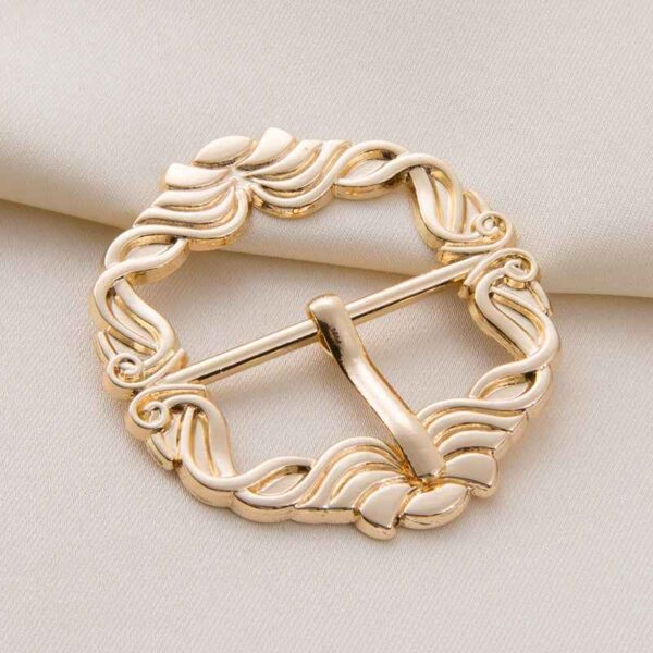 Vintage Buckles Antique Metal Belt Clasps with Pin 30 Pack(3 Colors)