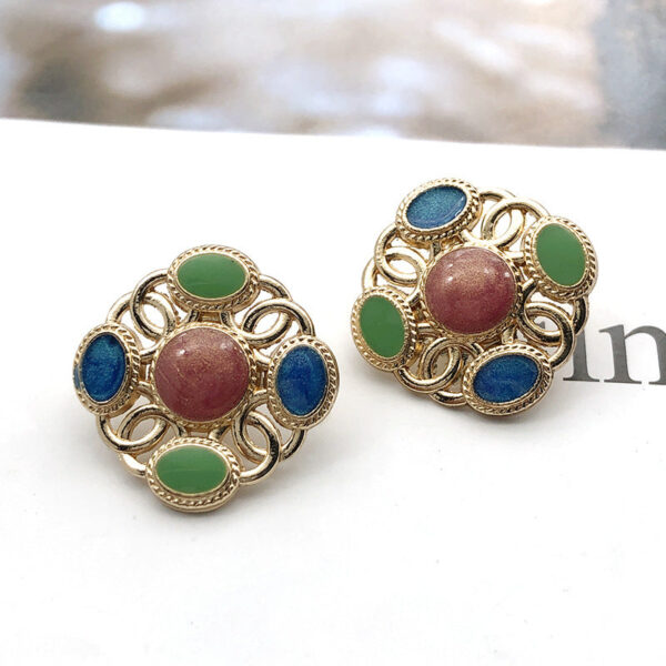 20mm Square Metal Pearl Shank Buttons for Women's Cardigans 20pcs - Image 6