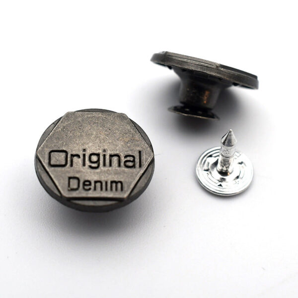 Hollow Round Metal Shank Stud Buttons for Denim Clothing 21 Pack - Image 10