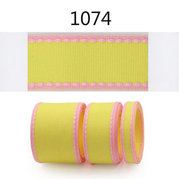 10/25/38mm Candy-Colored Ribbed Ribbon 3 Size Set - Image 14