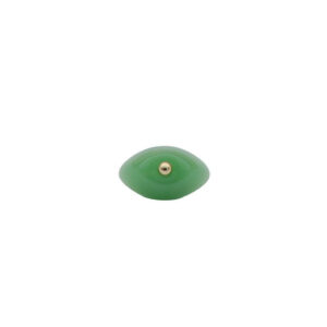15mm Chinese Jade Green Ingot Resin Metal Shank Button 20pcs