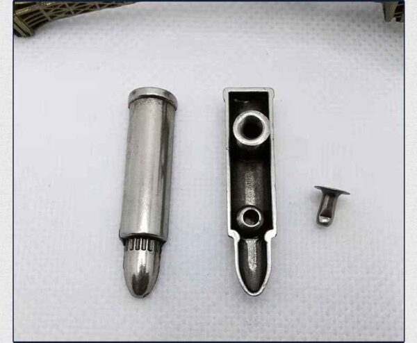 36MM Vintage Silver Bullet Spike Studs 30 Pack(2 Styles)