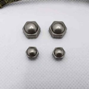 8/10MM Vintage Punk Hexagon Studs Antique Silver Alloy Rivets 30 Pack