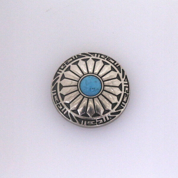 Turquoise Metal Stud Buttons for Belts Bag Clothing 50 Pack(10 Styles) - Image 11