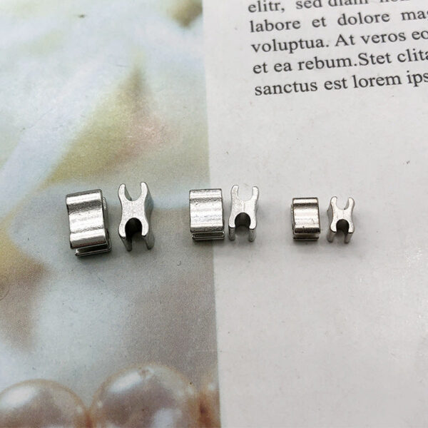 #5 Zipper Repair Kit Metal Head Sliders Retainer Insertion Pin 80 Pack - Image 17
