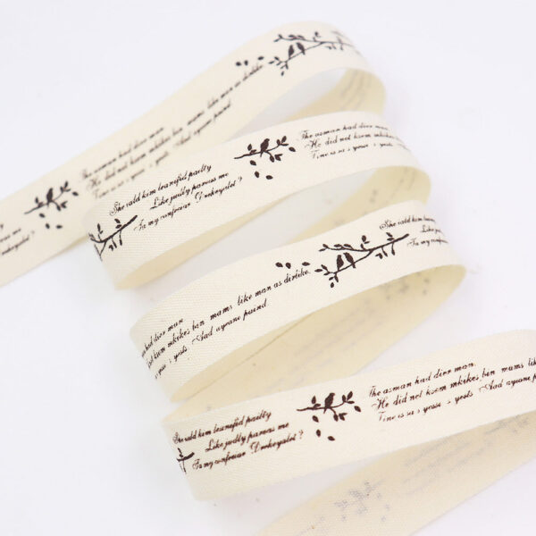 16mm Cotton-Linen Bias Tape Handmade Bow Craft Ribbon 7 Pack 35 Yards - Image 9