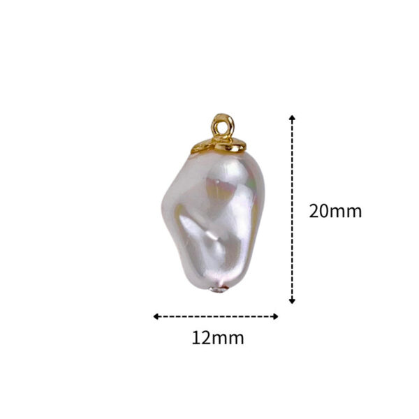 Baroque Pearl Shaped Metal Buttons for Chiffon Shirts Blouses 10pcs - Image 10