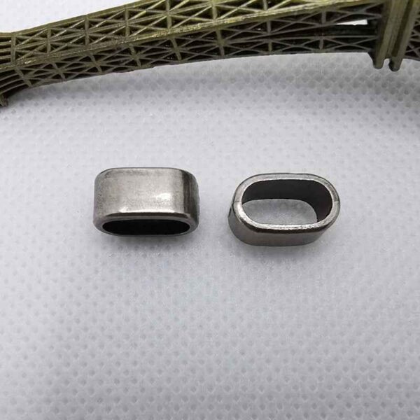 Vintage Silver Black Zinc Alloy Phone Lanyard Clips Cord Locks 70 Pack