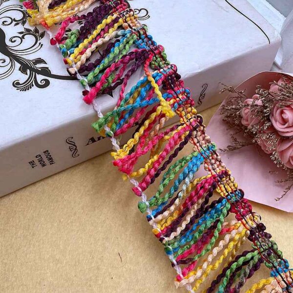 5.5CM Tassel Fringe Trim 25 Yards Colorful Ribbon for Home Decor DIY