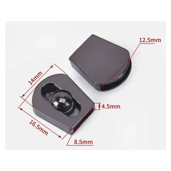 Metal Bell-Shaped Flat Cord Adjuster Drawstring Stopper 20PCS
