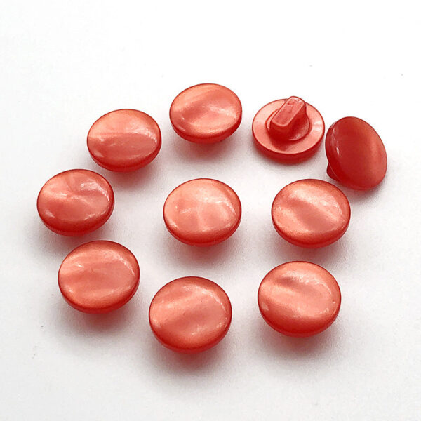 10mm Resin Pearlized Shank Buttons for Kids' Cardigans 120 Pack - Image 7