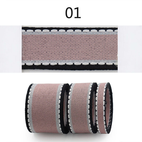10/25/38mm Candy-Colored Ribbed Ribbon 3 Size Set - Image 5
