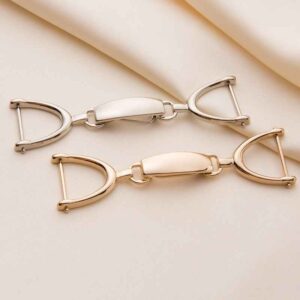 75/95mm Gold Silver Coat Hook Buckles for Trench Coat 20pcs