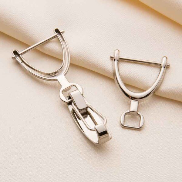 75/95mm Gold Silver Coat Hook Buckles for Trench Coat 20pcs
