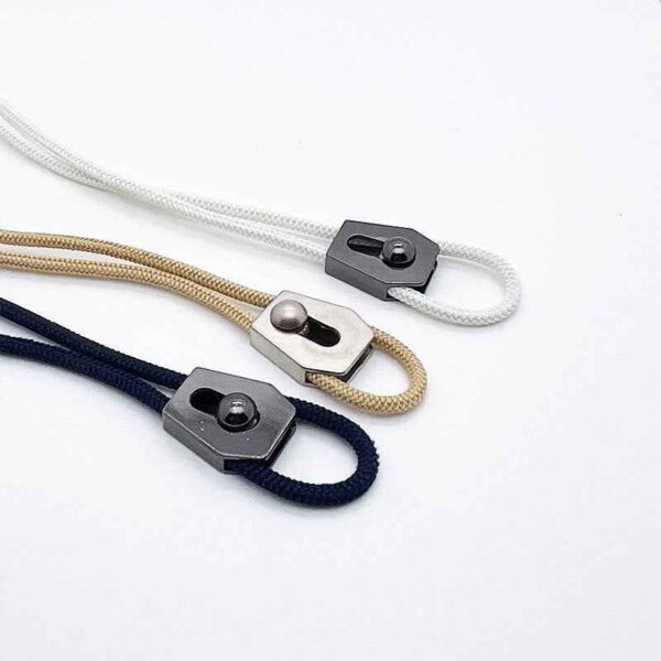 Metal Bell-Shaped Flat Cord Adjuster Drawstring Stopper 20PCS