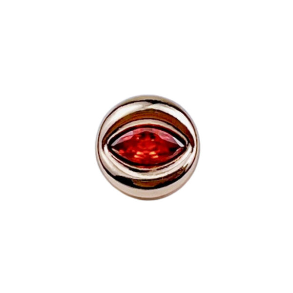 11mm Evil Eye Thin Eye Zircon Metal Button for Women Blouses 20pcs - Image 6