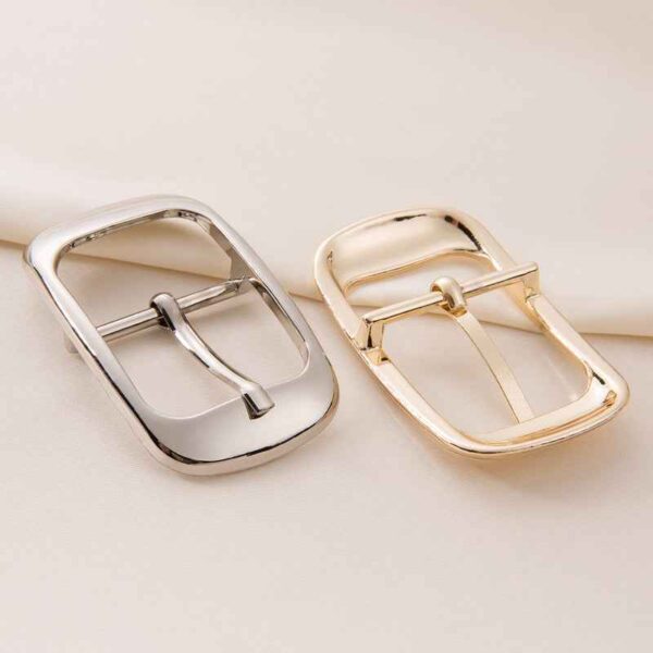 25/30mm Zinc Alloy Rectangle Center Bar Buckles 20pcs