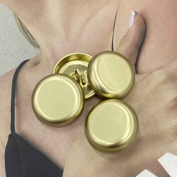 15/18/20/22mm Classic Flat Metal Shank Buttons for Clothing 20pcs