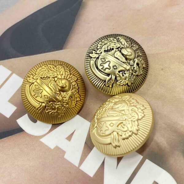 15/18/20/23mm Pirate Vintage Metal Shank Buttons 20pcs