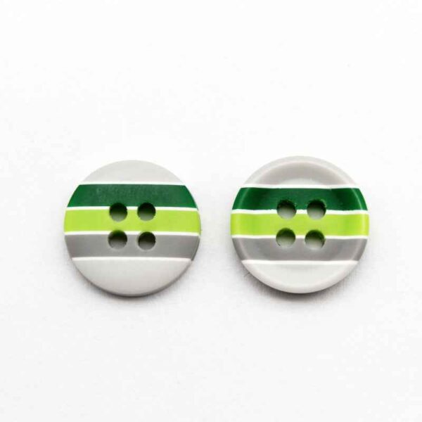 12.5mm Green Yellow Round Resin Buttons for Kids' Sweaters 100pcs