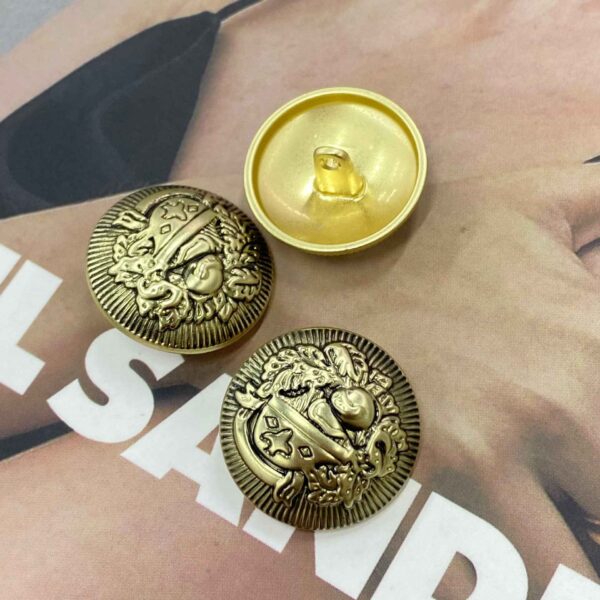15/18/20/23mm Pirate Vintage Metal Shank Buttons 20pcs