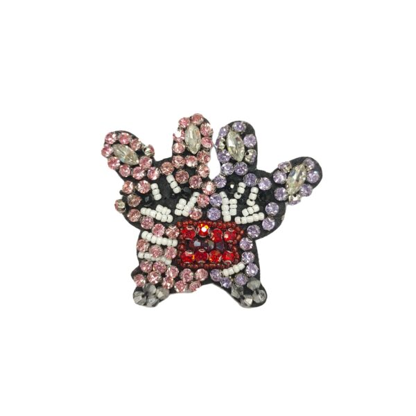 Crystal Collar Bow Patch Applique Sparkling Embellishment 5 Pack - Image 4