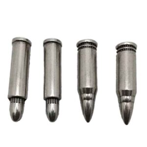 36MM Vintage Silver Bullet Spike Studs 30 Pack(2 Styles)