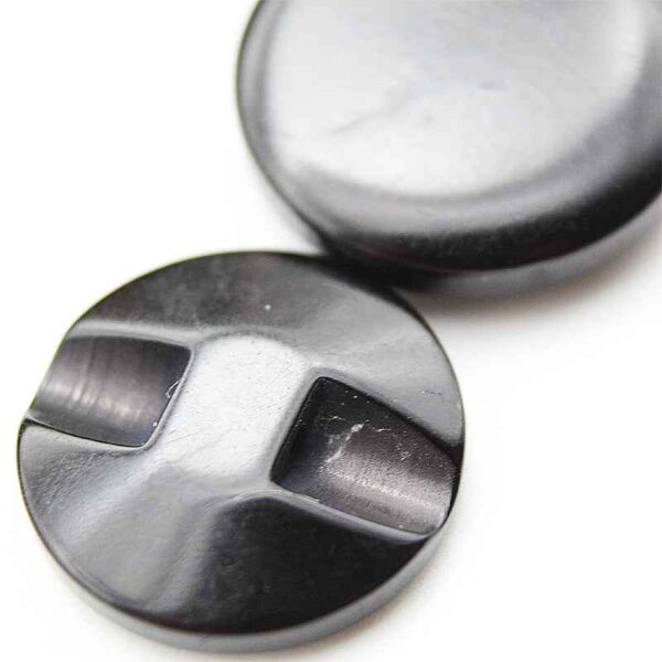 13-20mm Black Round Hidden Hole Resin Buttons 100pcs