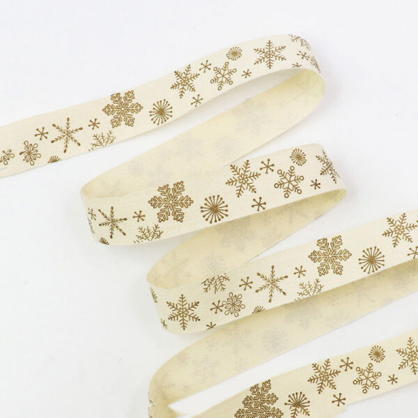 16mm Cotton-Linen Bias Tape Handmade Bow Craft Ribbon 7 Pack 35 Yards - Image 4
