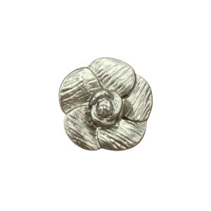 20/23mm 3D Five-Petal Flower Metal Shank Buttons 20pcs