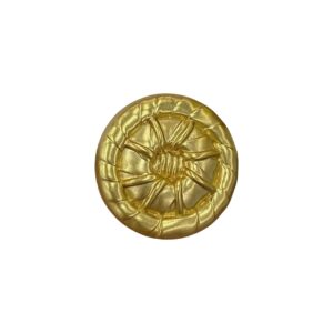 Gold Silver Round 3D Metal Shank Buttons for Clothing 20pcs