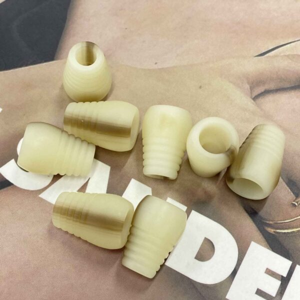 17mm Resin Bell Stopper Cord End for Hoodies Wool Coats 40 Pack