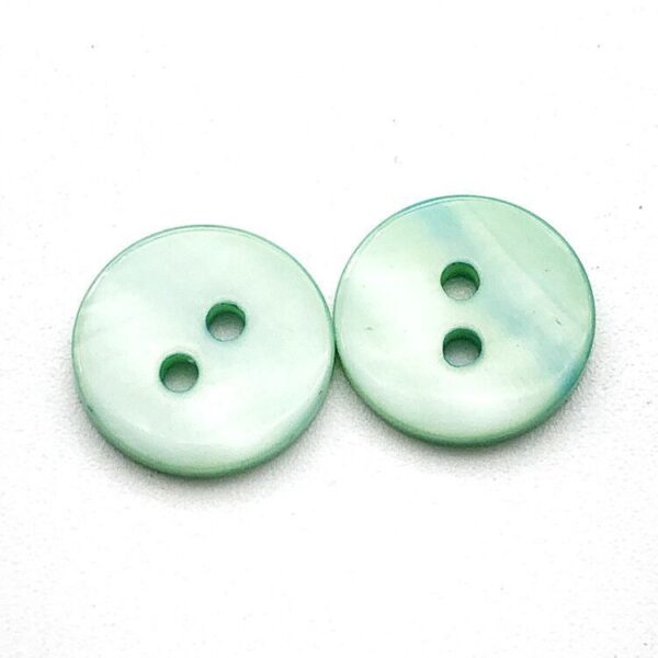 12.5mm Two-Hole Flat Shell Shirt Buttons 20pcs - Image 7