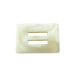 4.3cm Rectangular Resin 2-Hole Buckle Buttons 10pcs