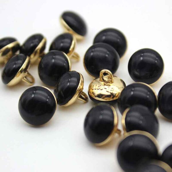 11.5-25mm Cat Eye Pearlized Metal Shank Buttons for Sweaters 50 Pack