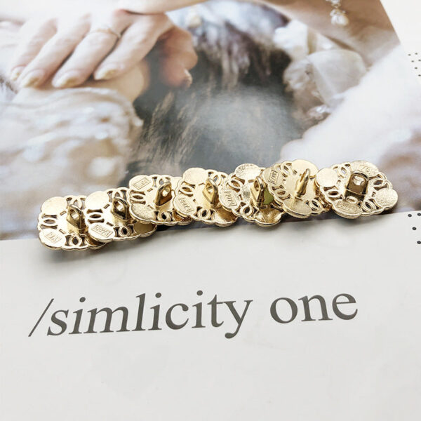 20mm Square Metal Pearl Shank Buttons for Women's Cardigans 20pcs - Image 2